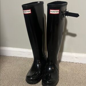 Hunter Black Women's Winter & Rain Boots